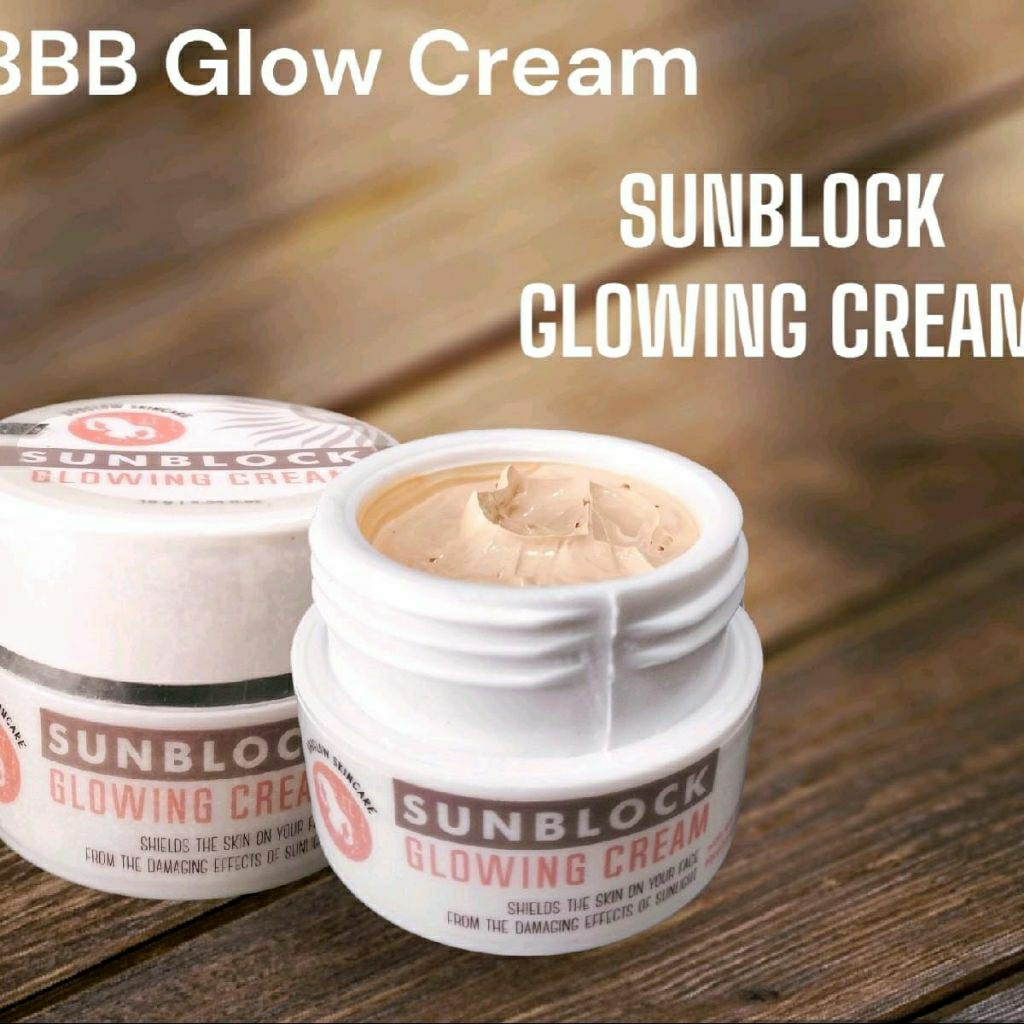Sunblock Glowing BBB Glow Skincare BPOM neto 10 g
