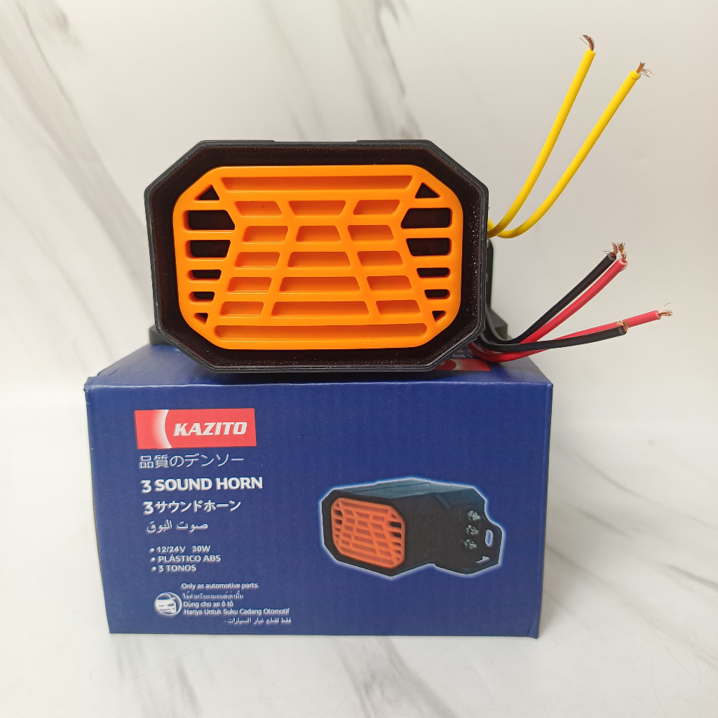 Klakson Basuri Telolet 3 Suara 12V - 24V Klakson Basuri 3 Basuri Telolet 3 Suara 12 - 42V Universal