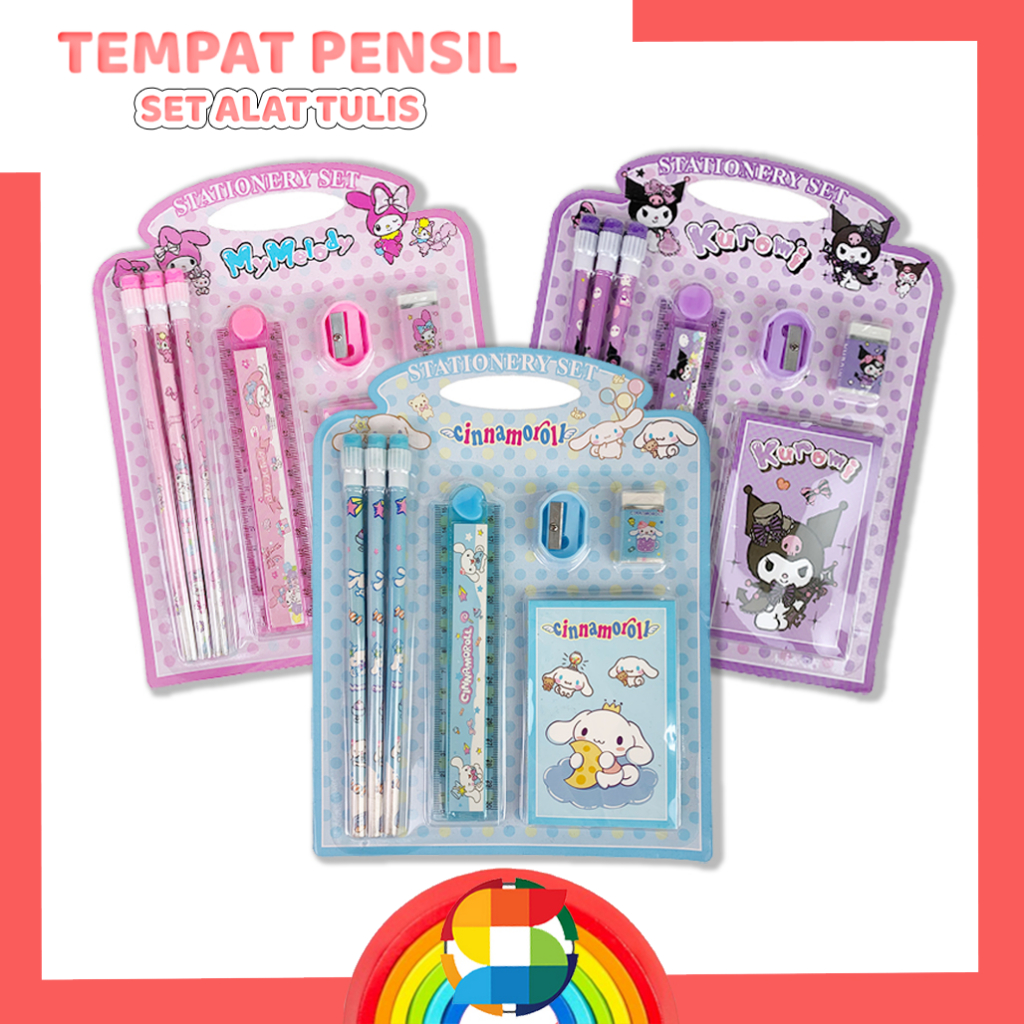

Satu Set Alat Tulis Pensil 3 / Set Alat Tulis dan Notebook Kecil / Set Alat Tulis Lengkap / Bergambar dan Notebook 067-463