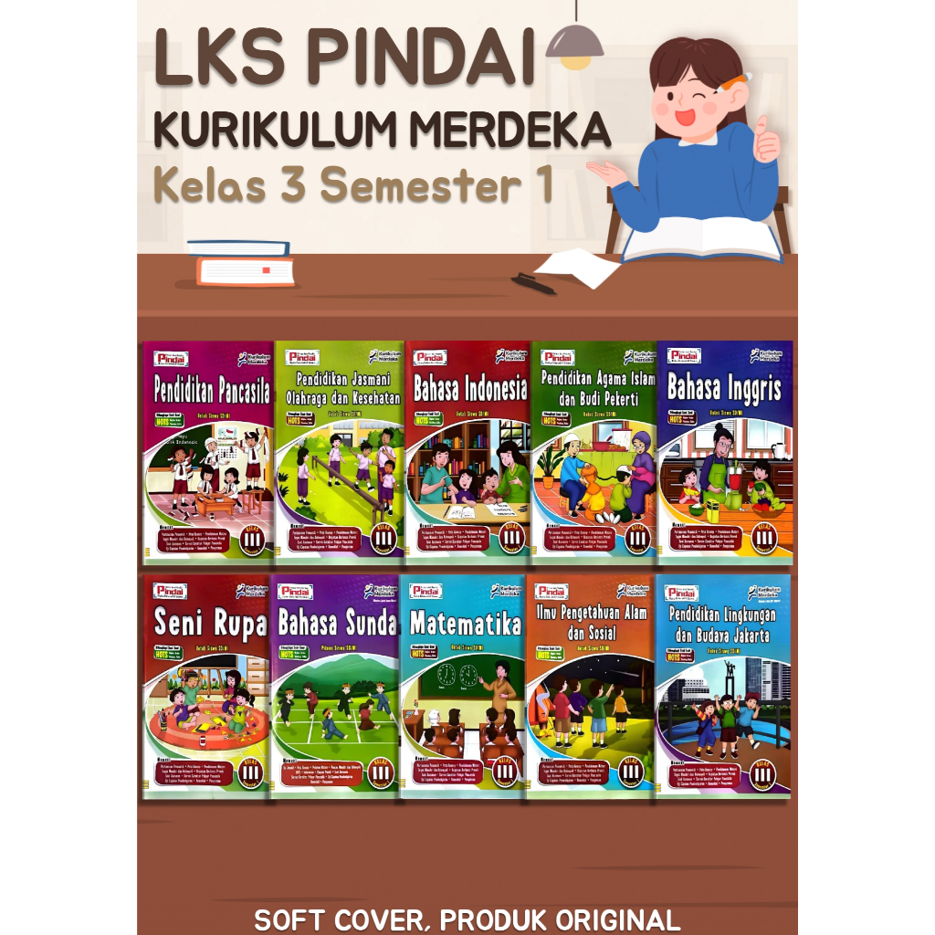 LKS PINDAI Kelas 3 Semester 1 Kurikulum Merdeka (Arya Duta)