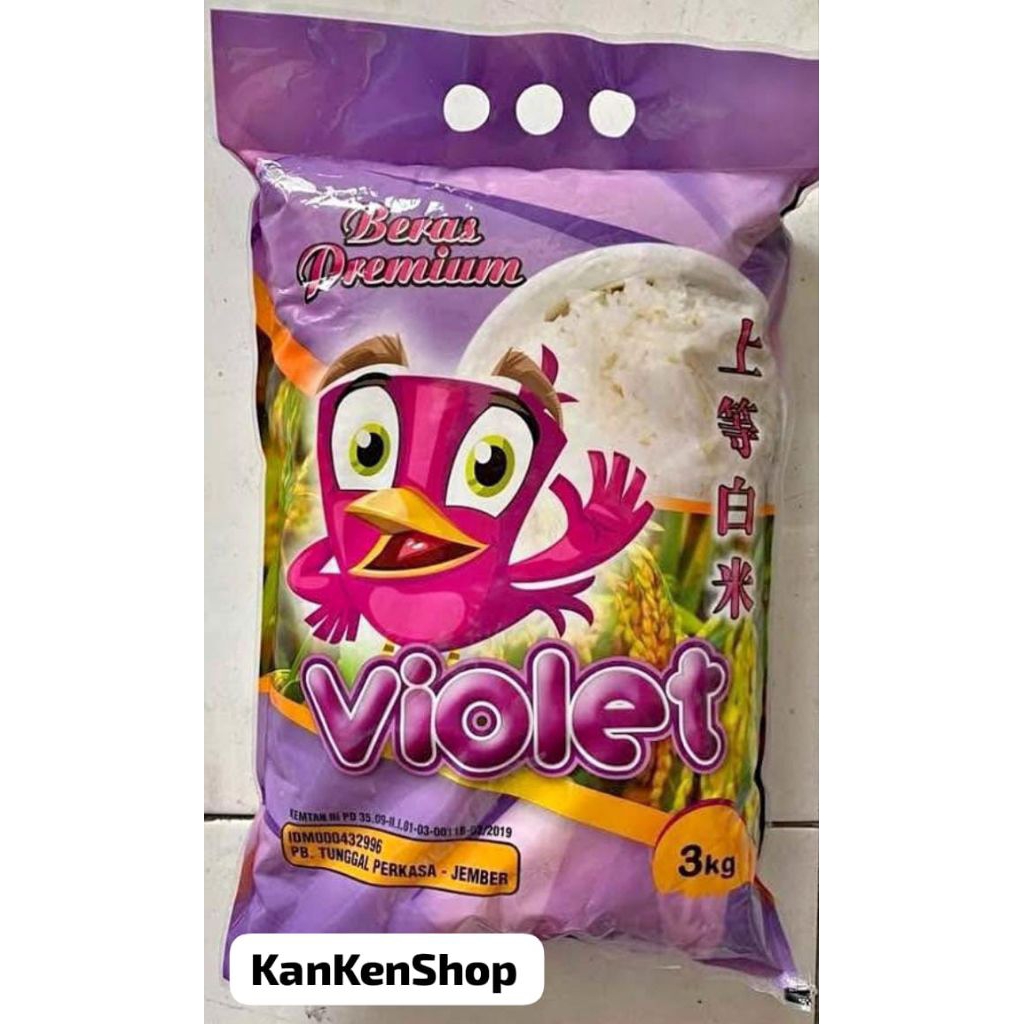 

BERAS VIOLET 3KG PREMIUM