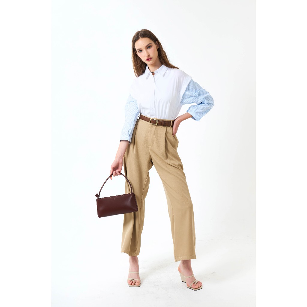 Gaudi Kemeja Lengan Siku Casual Wanita Syanti Shirt