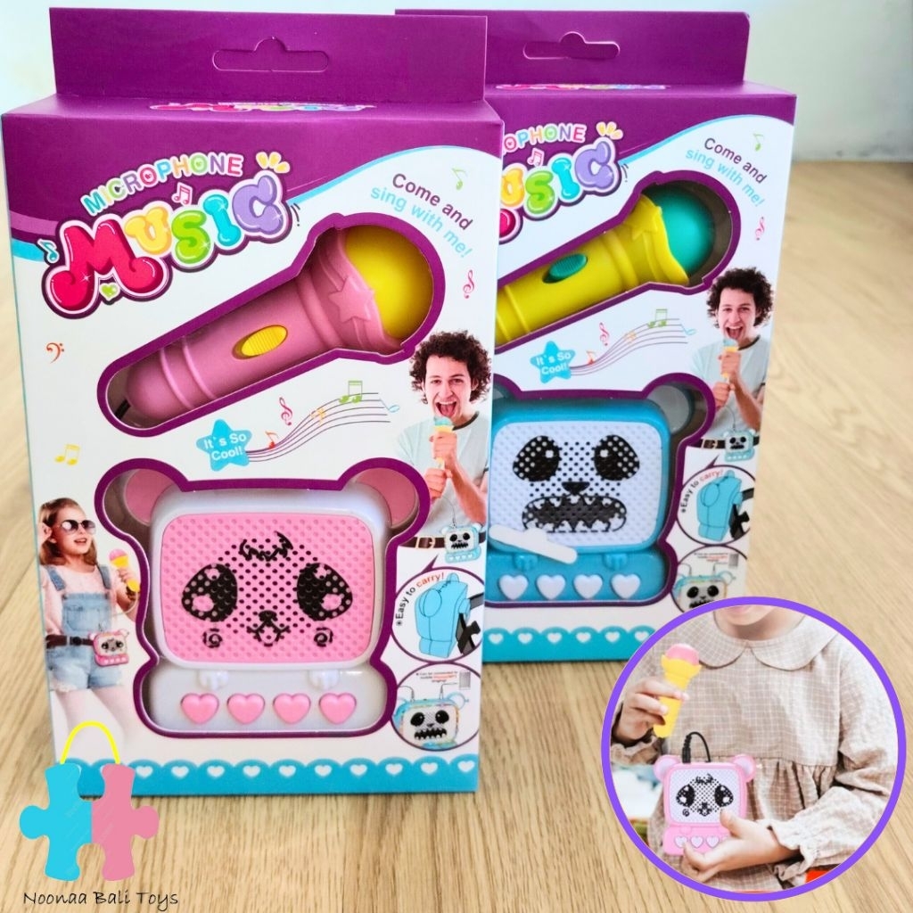 Microphone Music Box Mainan Karaoke Anak