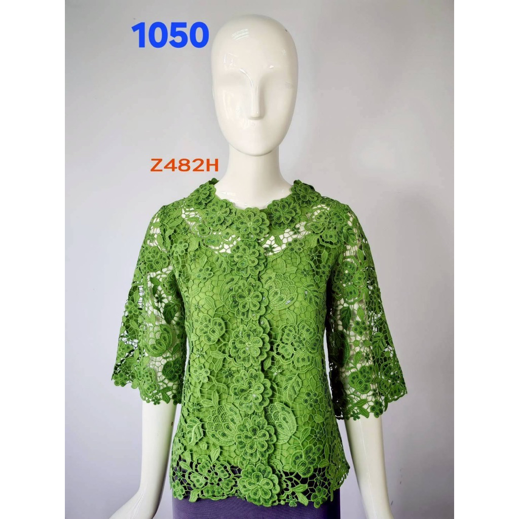 ATASAN BLOUSE BROKAT PINK BOUTIQUE CASUAL WEAR  IMPORT  MADE IN THAILAND BANGKOK ORIGINAL PREMIUM PI