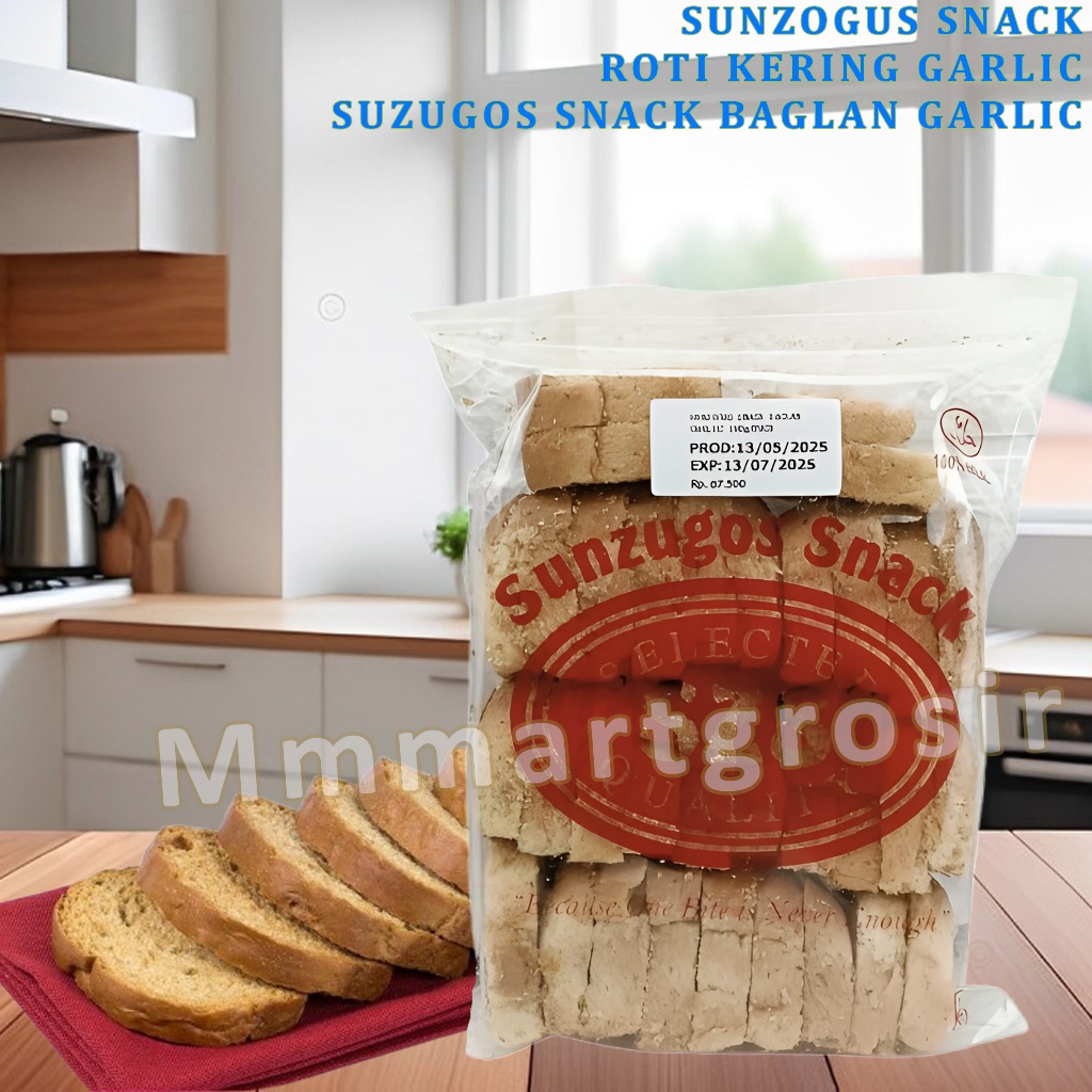 

Sunzugos Snack / Roti Kering Garlic / Snack Roti Kering Garlic Suzygos Baglan / 150gr