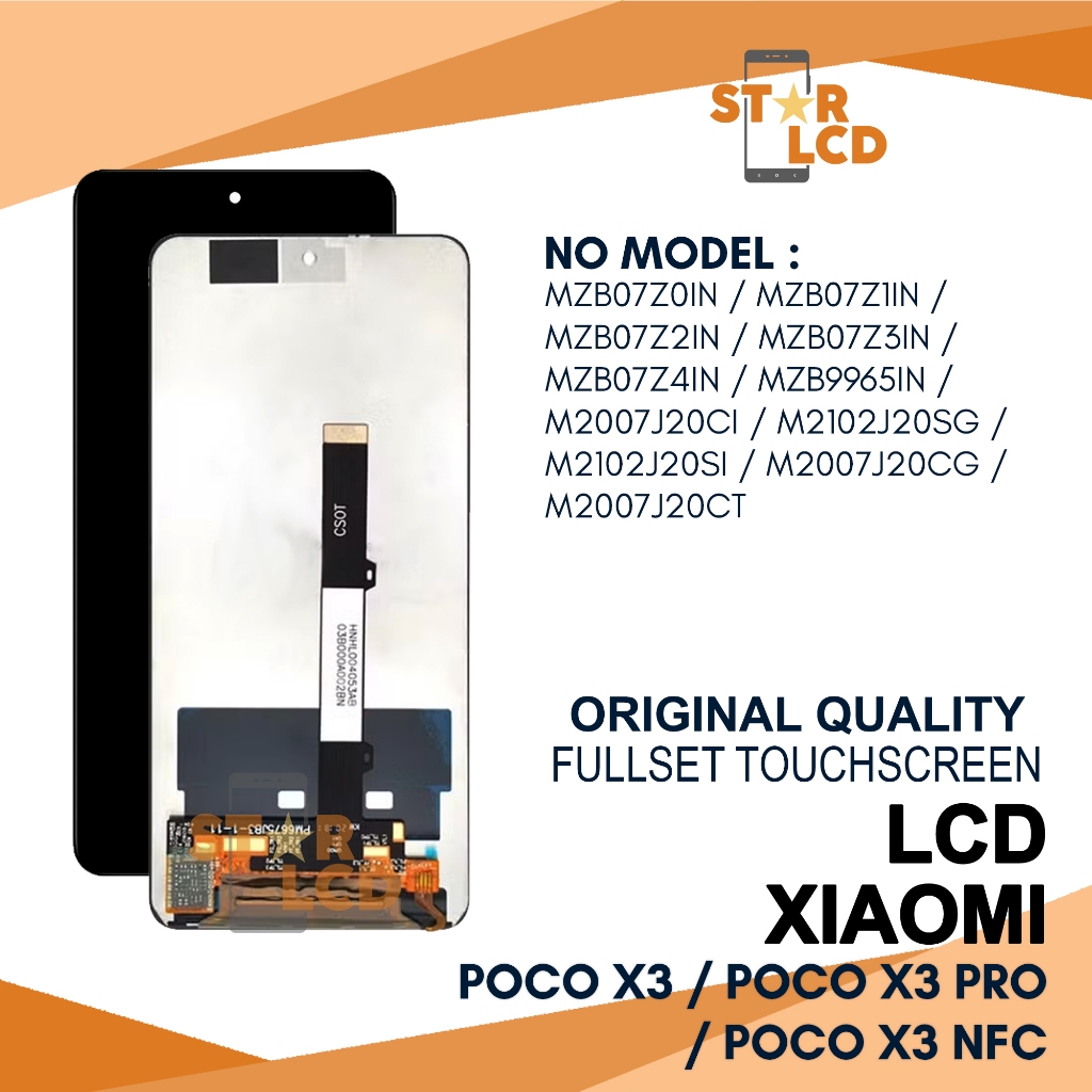 Grosir LCD Poco X3 / LCD Poco X3 NFC / LCD Poco X3 Pro - Premium Quality (Garansi 1 Bulan)