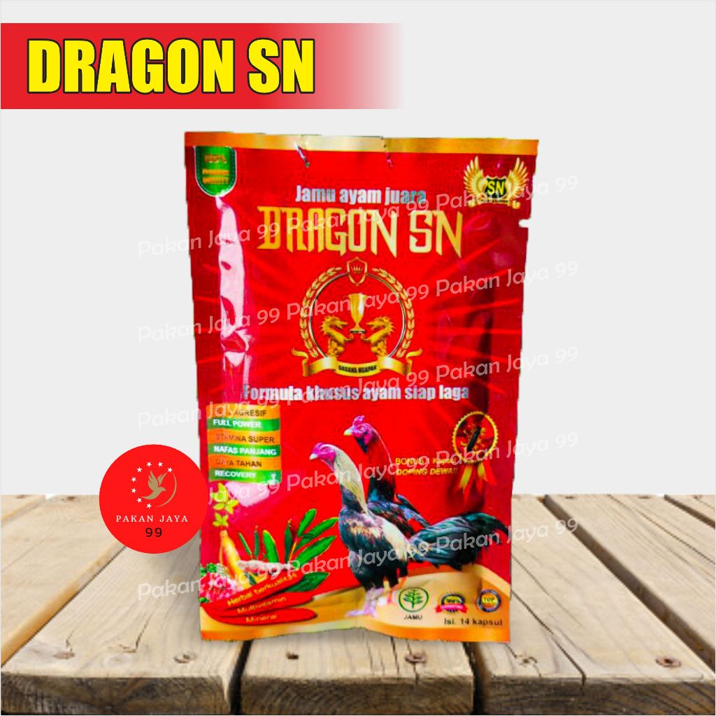 READY DRAGON SN JAMU AYAM 1 SACHET UNTUK ADUAN LAGA BANGKOK FORMULA KHUSUS PERSIAPAN LOMBA