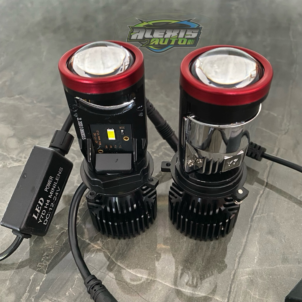 Mini Projie H4 Mini Biled Lampu Mobil Super Terang 60watt