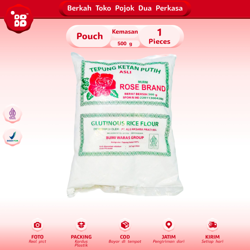 

Rose Brand Tepung Beras Putih 500 g