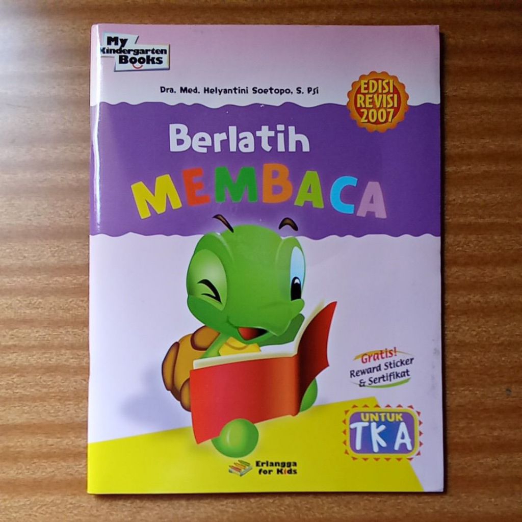 BUKU ANAK BERLATIH MEMBACA UNTUK TK A - ERLANGGA FOR KIDS