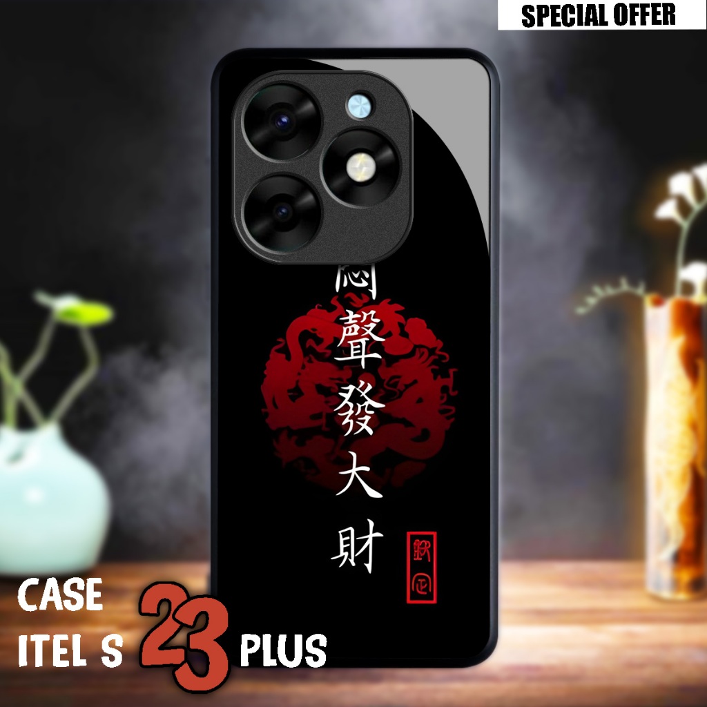 Bonanza - Case Itel S23 Plus   - Case Custom - Kesing Hp Itel S23 Plus Terlaris - Fashion Kesing - B
