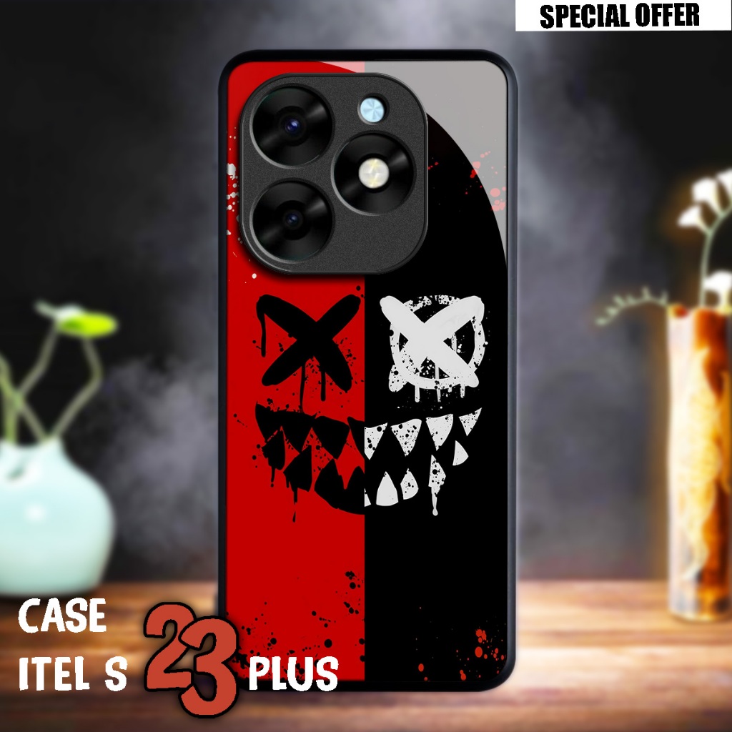 Bonanza - Case Itel S23 Plus   - Case Custom - Kesing Hp Itel S23 Plus Terlaris - Fashion Kesing - B