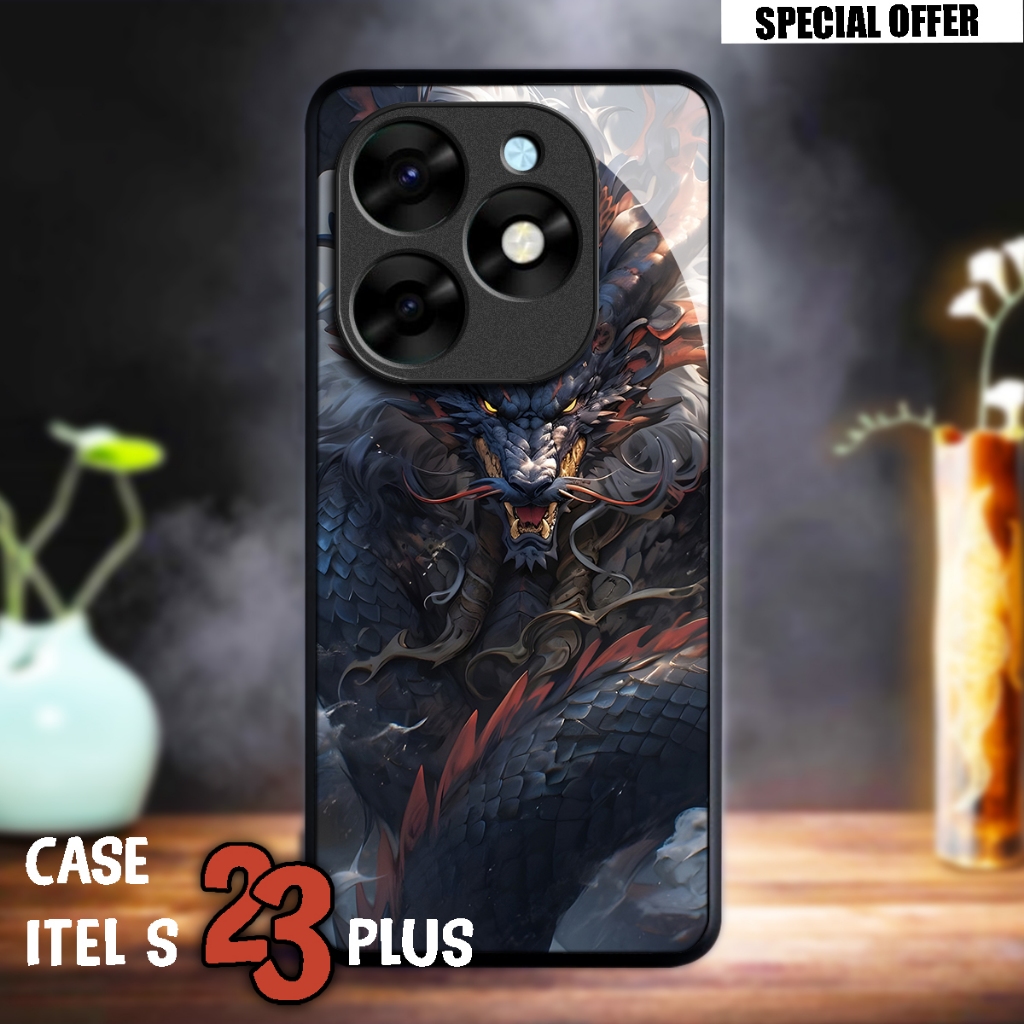 Bonanza - Case Itel S23 Plus   - Case Custom - Kesing Hp Itel S23 Plus Terlaris - Fashion Kesing - B