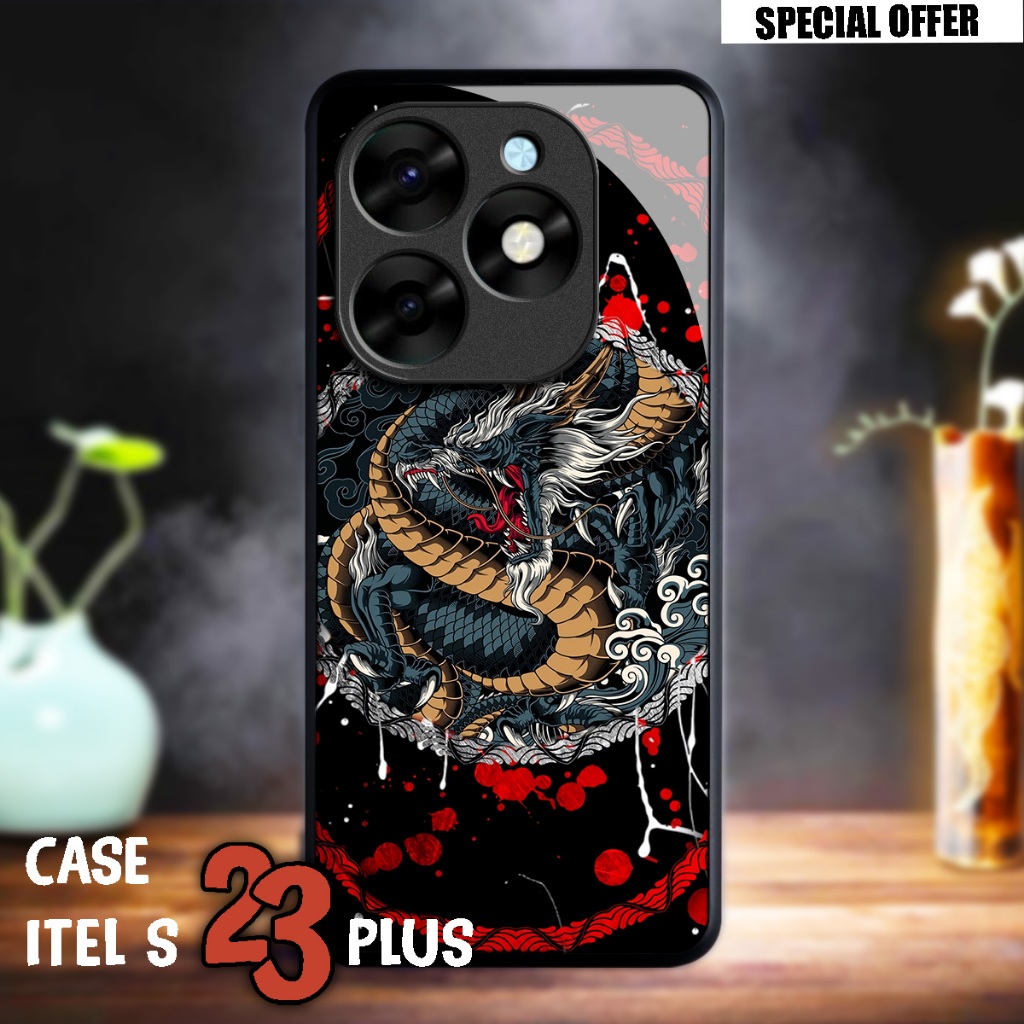 Bonanza - Case Itel S23 Plus   - Case Custom - Kesing Hp Itel S23 Plus Terlaris - Fashion Kesing - B
