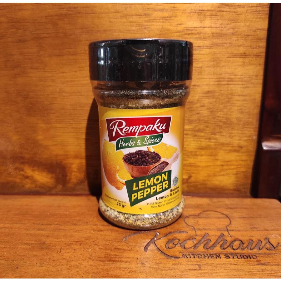 

Rempaku Lemon Pepper Bumbu Lemon & lada 75gr halal