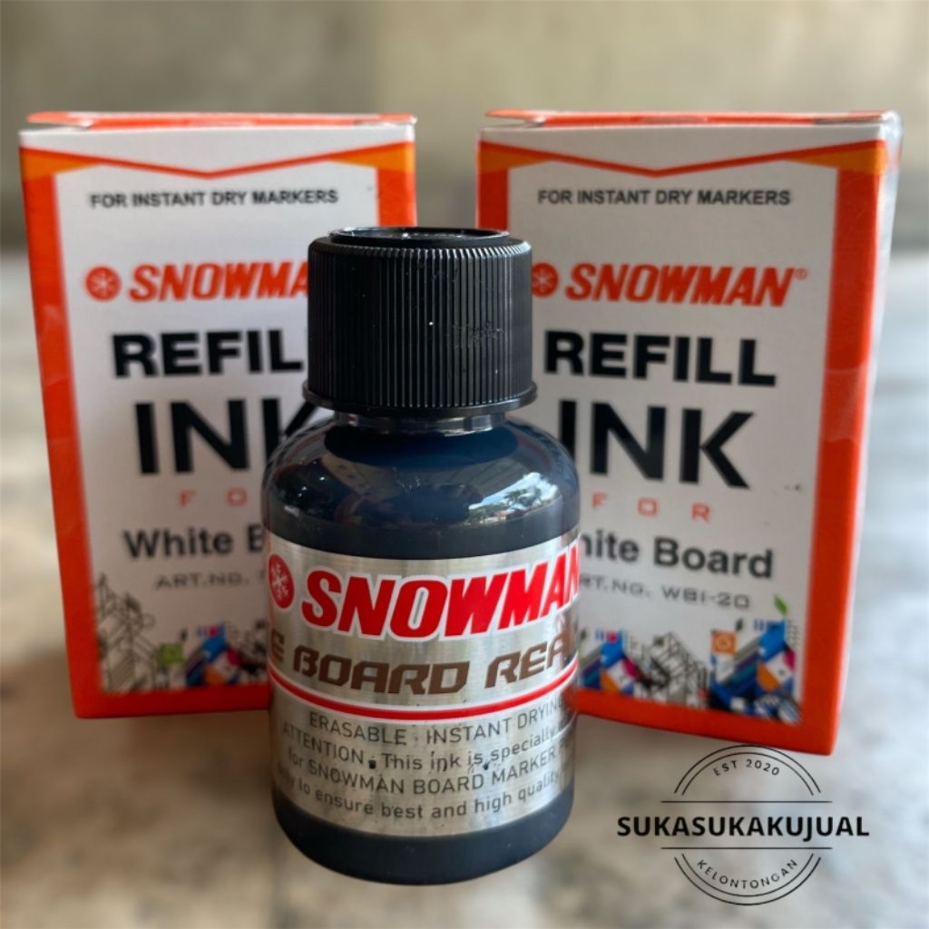 

(1pcs)isi ulang tinta snowman whiteboard/BISA DIHAPUS