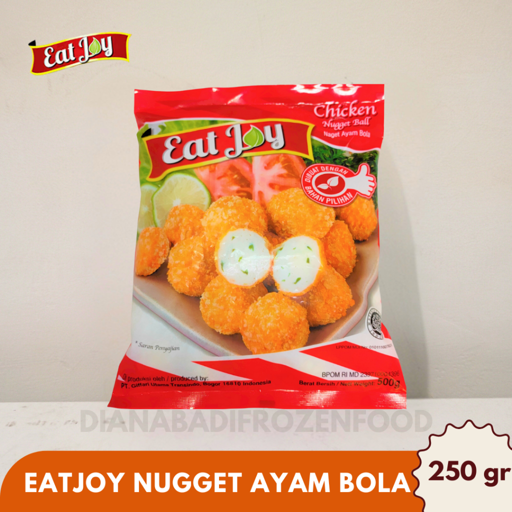 

Nugget Eatjoy Chicken Ball 250gr - Nugget Ball Variant