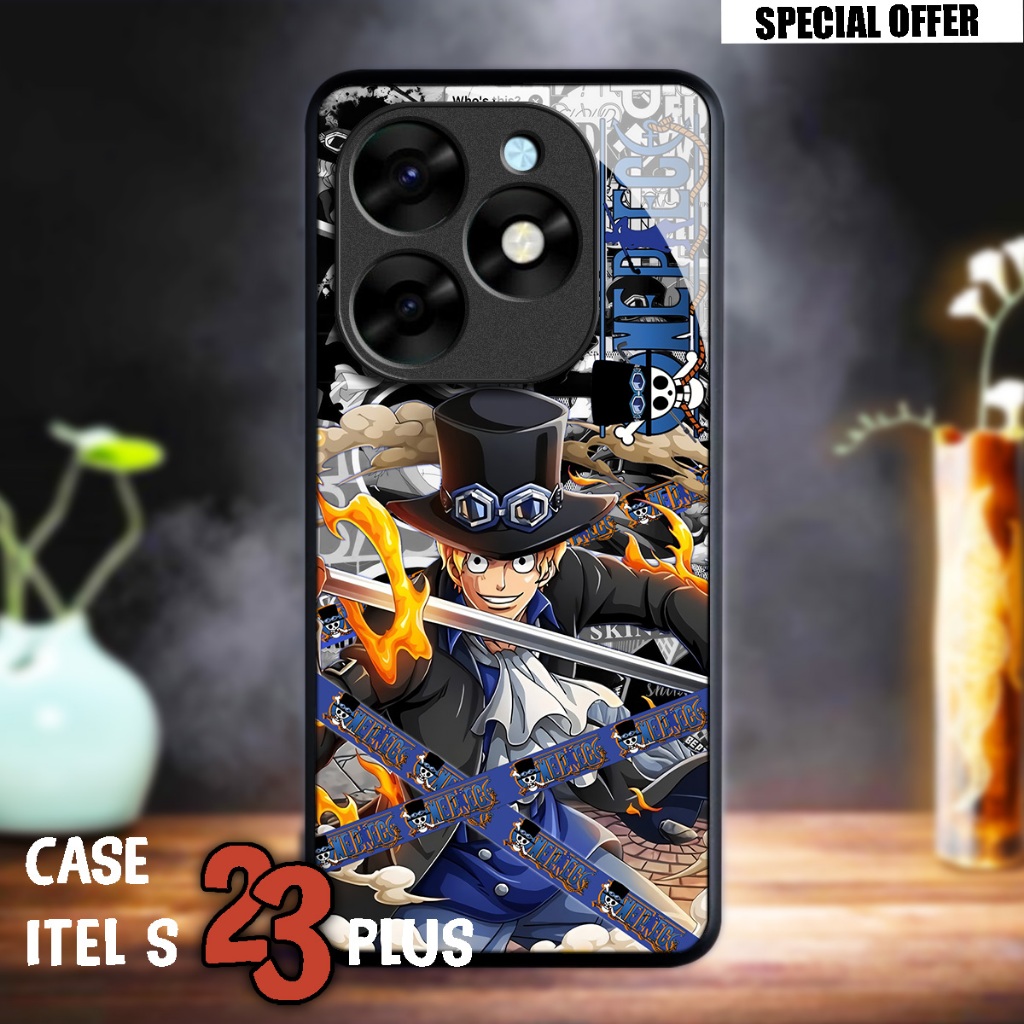 Bonanza - Case Itel S23 Plus   - Case Custom - Kesing Hp Itel S23 Plus Terlaris - Fashion Kesing - B