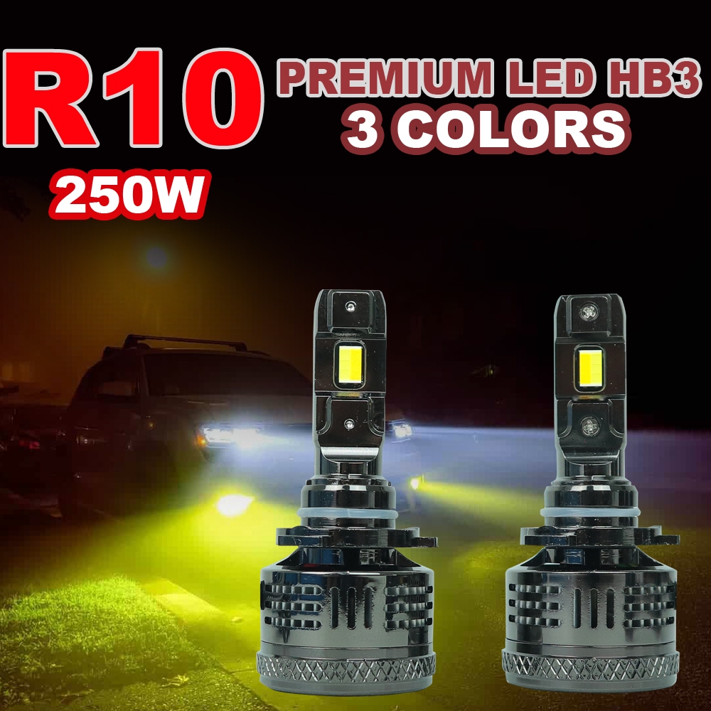 HB3 - PREMIUM LED Three Colors HB3/9005 | Car Motorcycle Headlight | Lampu LED 3 Warna HB3 9005 Untu