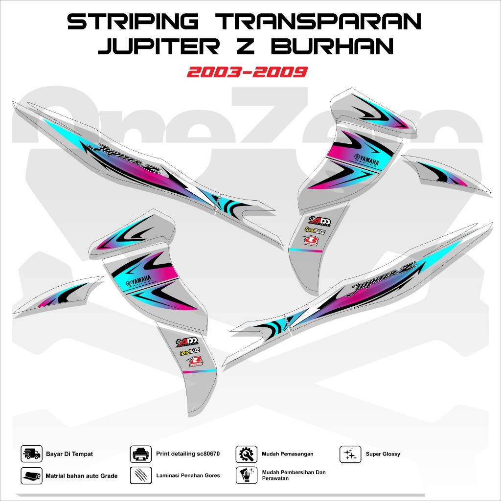 STRIPING JUPITER Z BURHAN - STRIPING YAMAHA JUPITER Z BURHAN 2003-2009