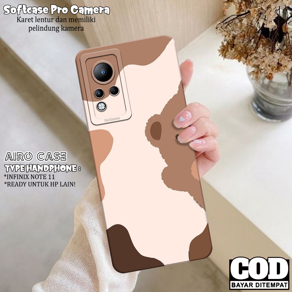 Case INFINIX NOTE 11 - Fashion Case KARTUN - Softcase INFINIX NOTE 11 - Case Pro Camera - Casing INF