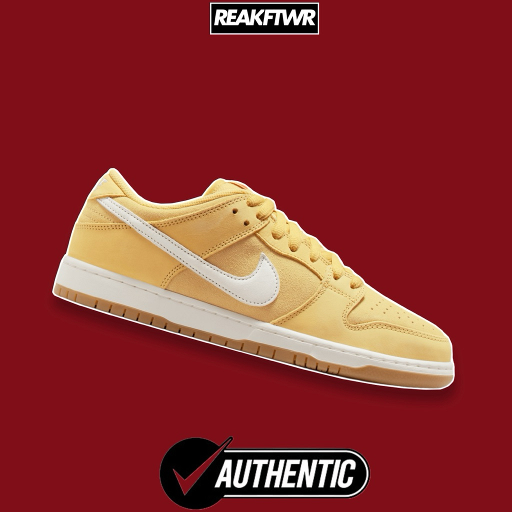 Nike SB Dunk Low Saturn Gold Sneakers Original Pria Wanita [FJ1674-700]