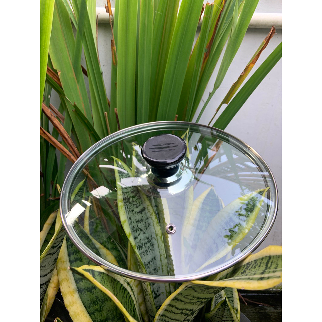 Tutup Kaca Teflon Panci Wajan 24cm