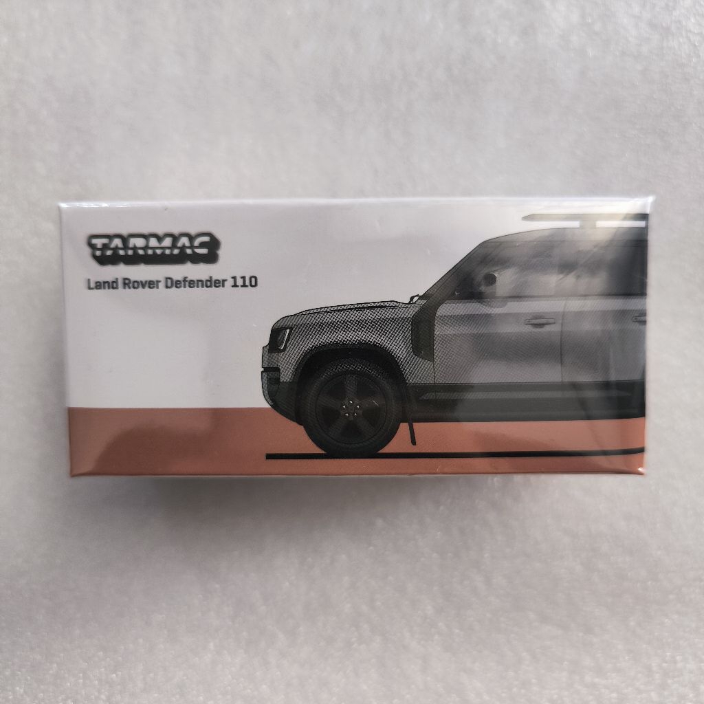 TARMAC WORKS 1/64 LAND ROVER DEFENDER 110 GREY METALLIC