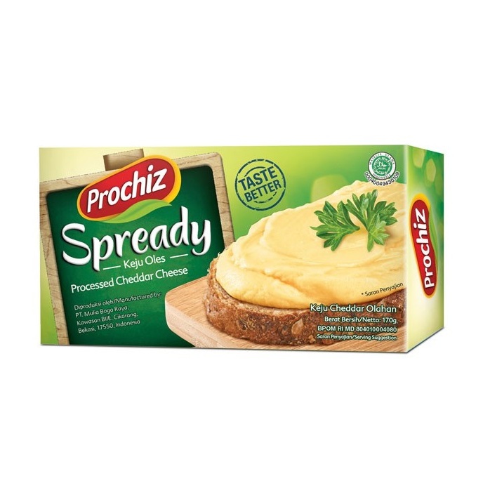 

PROCHIZ SPREADABLE CHEESE 160 GR