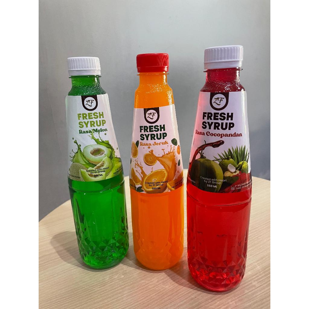 

FRESH SYRUP By ZF minuman sirup segar, nikmat dan murah