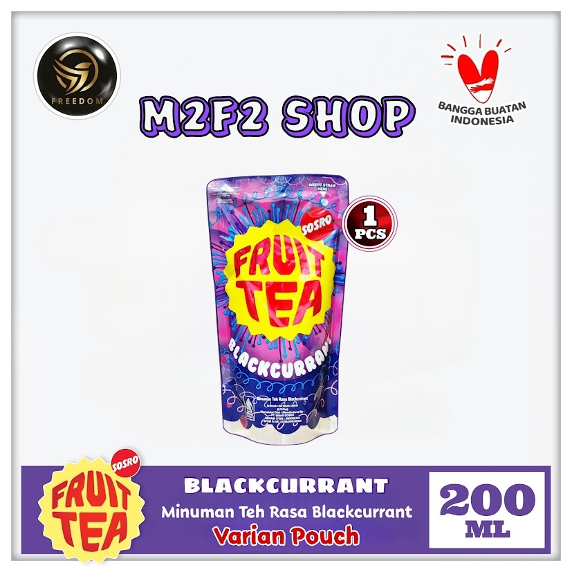 

Fruit Tea Pouch Blackcurrant - 200 ml (Kemasan Satuan)