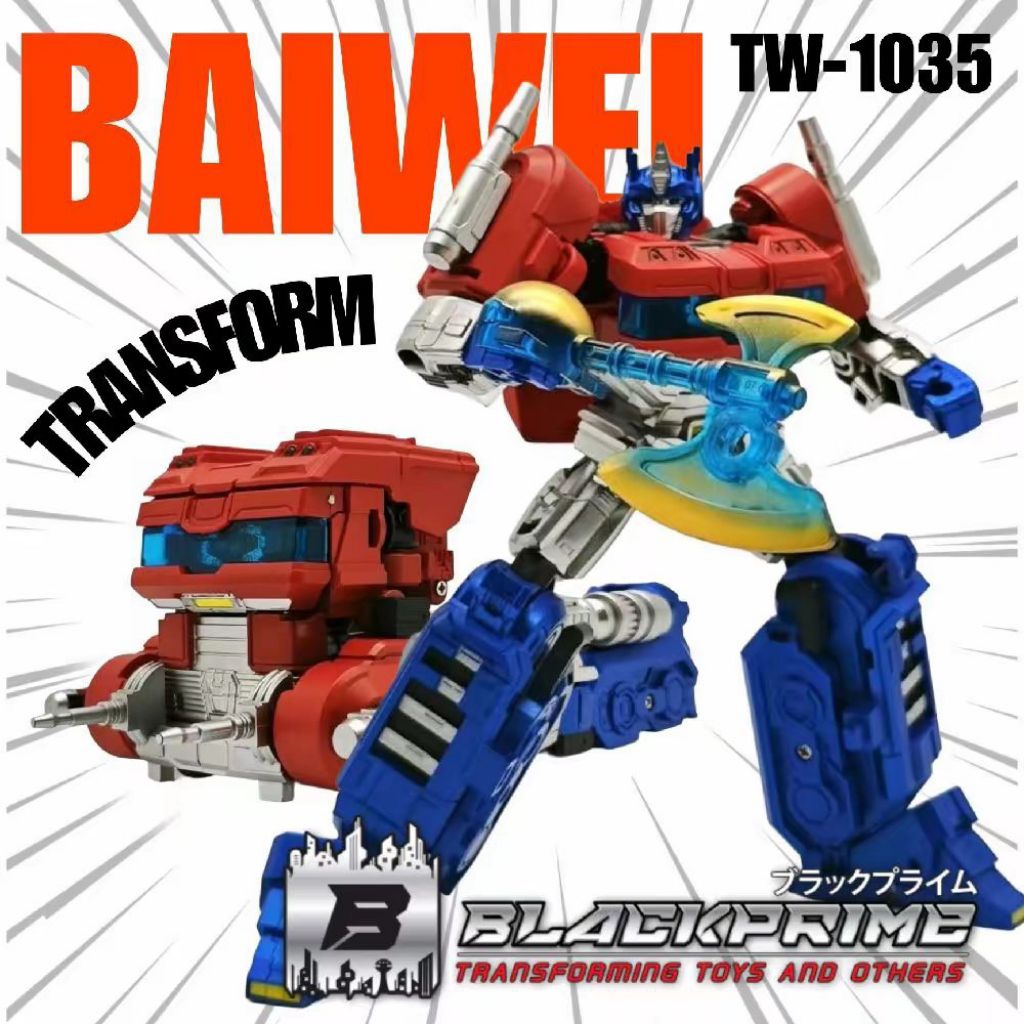 Baiwei TW-1035 KO OS SS-112 Optimus Prime TFOne action figure
