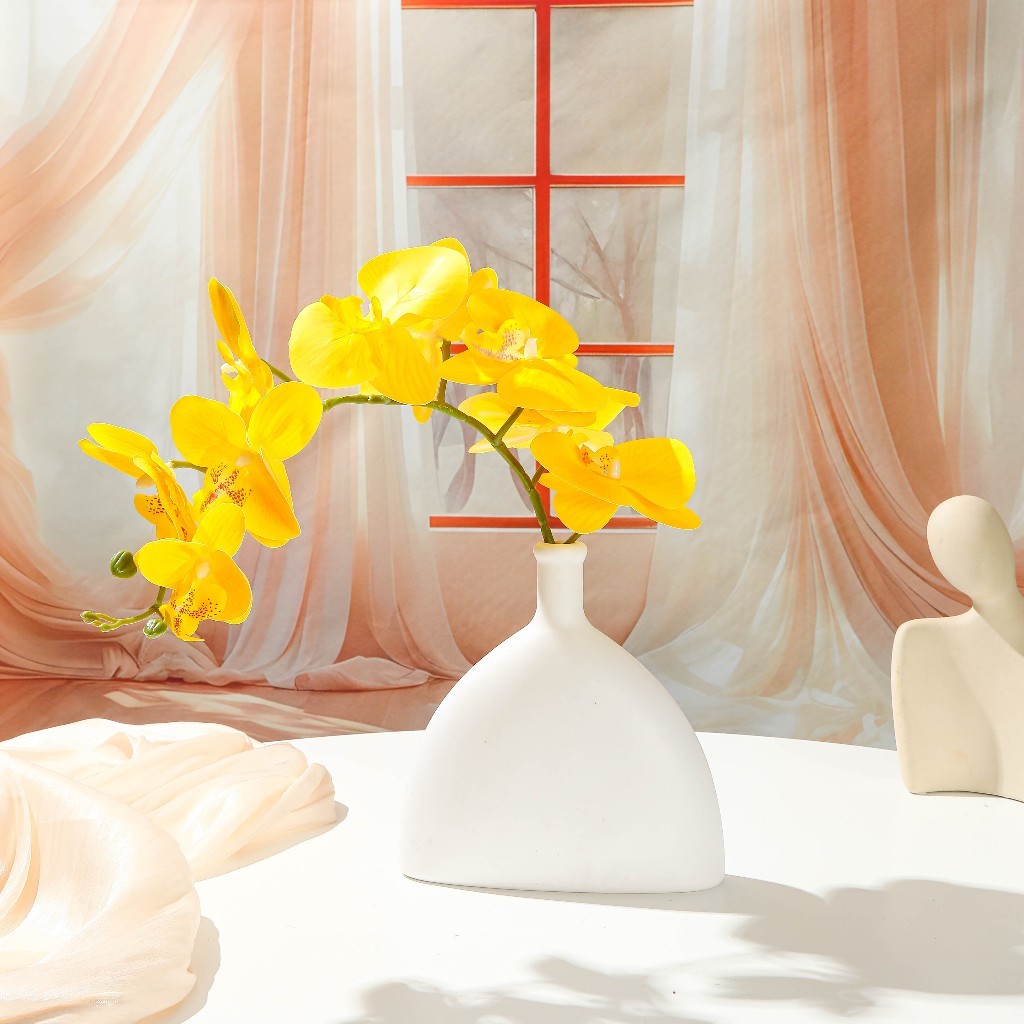 Ensemble Bunga Anggrek Bunga Hias Plastik Bunga Hias Plastik bunga hiasan ruang tamu