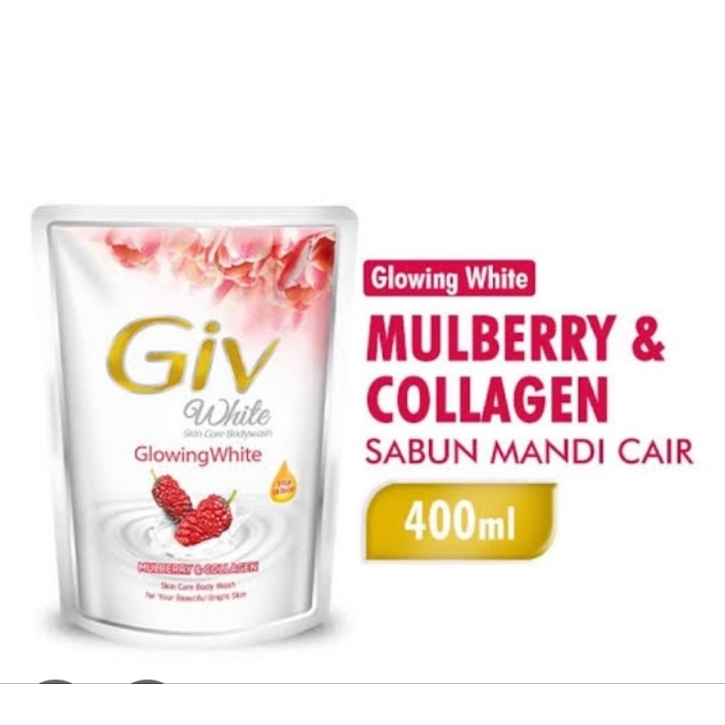 Giv White Bodywash Mulberry 400ml
