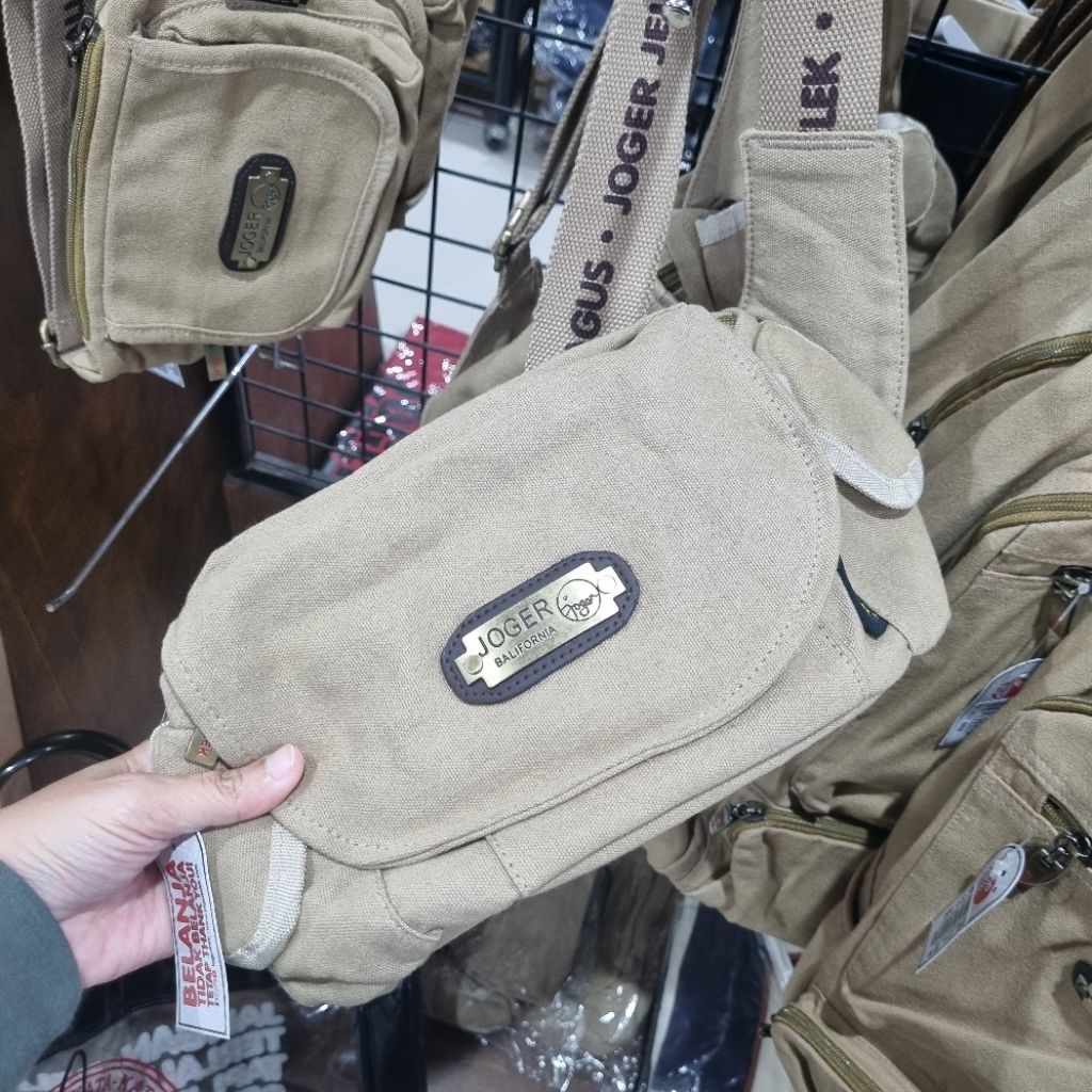 WAIST BAG JOGER. TAS PINGGANG JOGER. TAS SELEMPANG PRIA. ORIGINAL JOGER. OLEH OLEH BALI