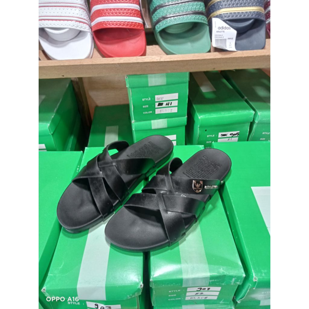 sandal slop pria sendal emporio armani premium
