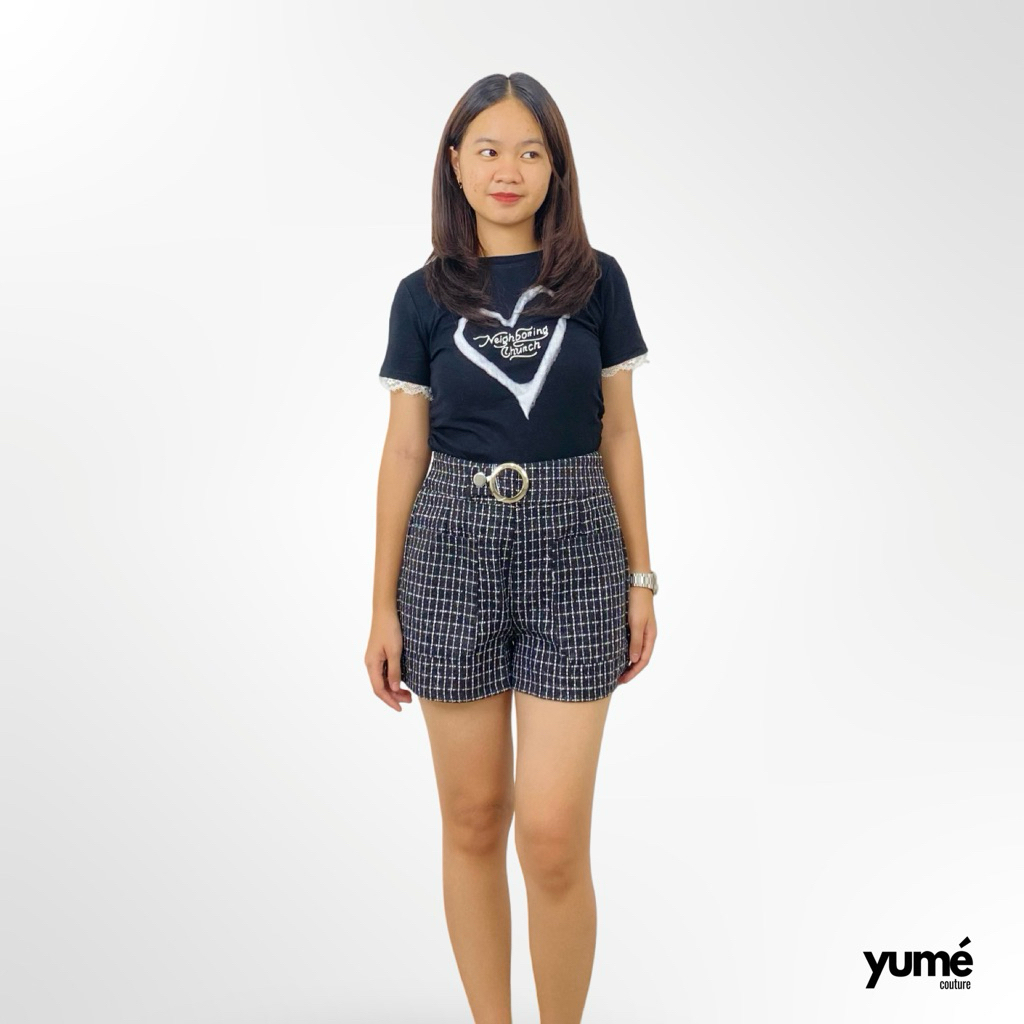 YUME Tweed Short Pants