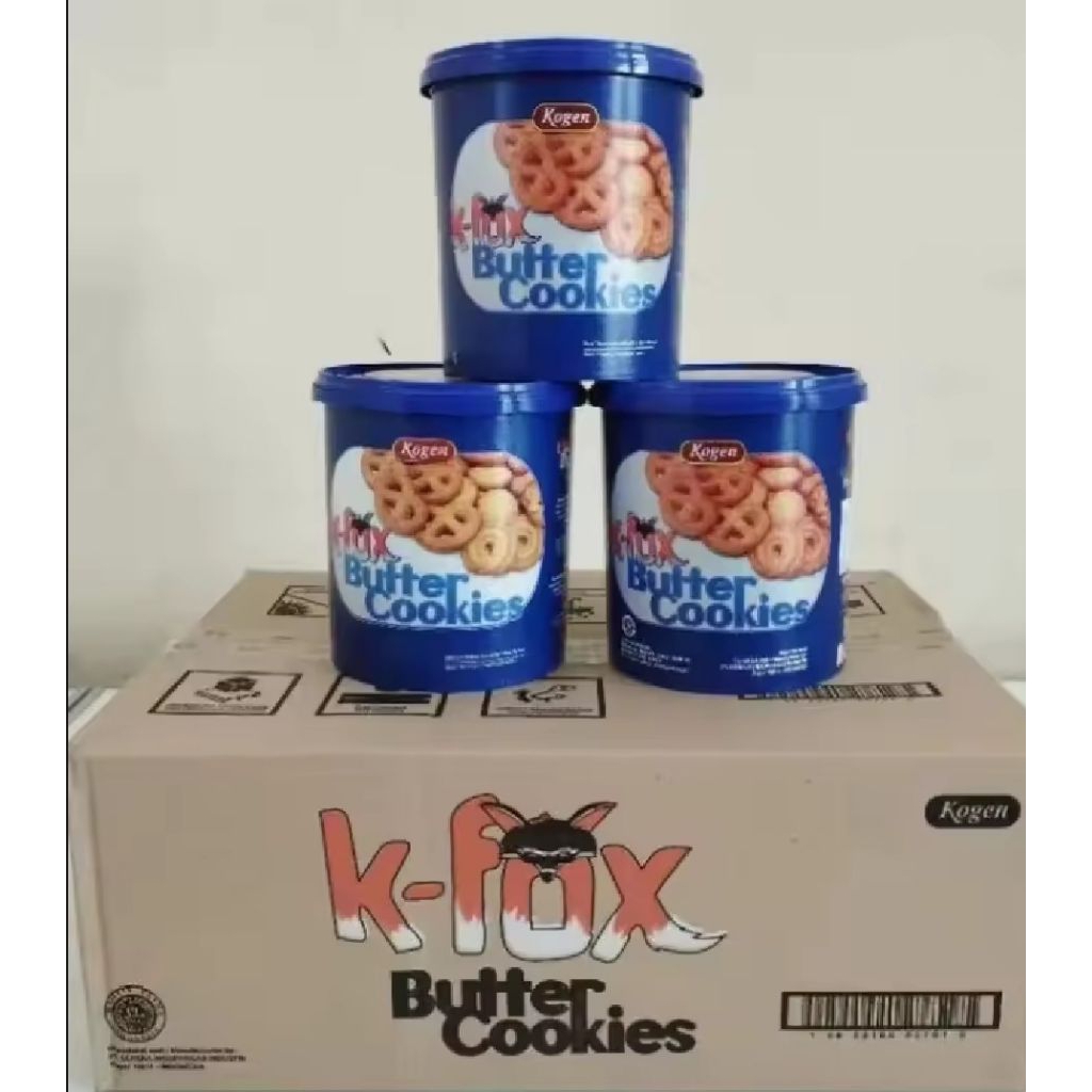 

Kogen k fox butter cookies 1 toples 300gram
