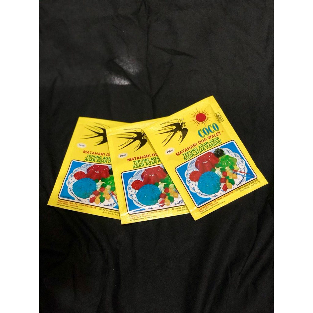 

Agar Agar Swallow Plain Putih (1psc)