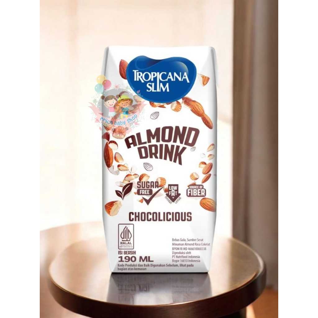 

Tropicana Slim Almond Chocolicious 190ml (100% ORIGINAL)
