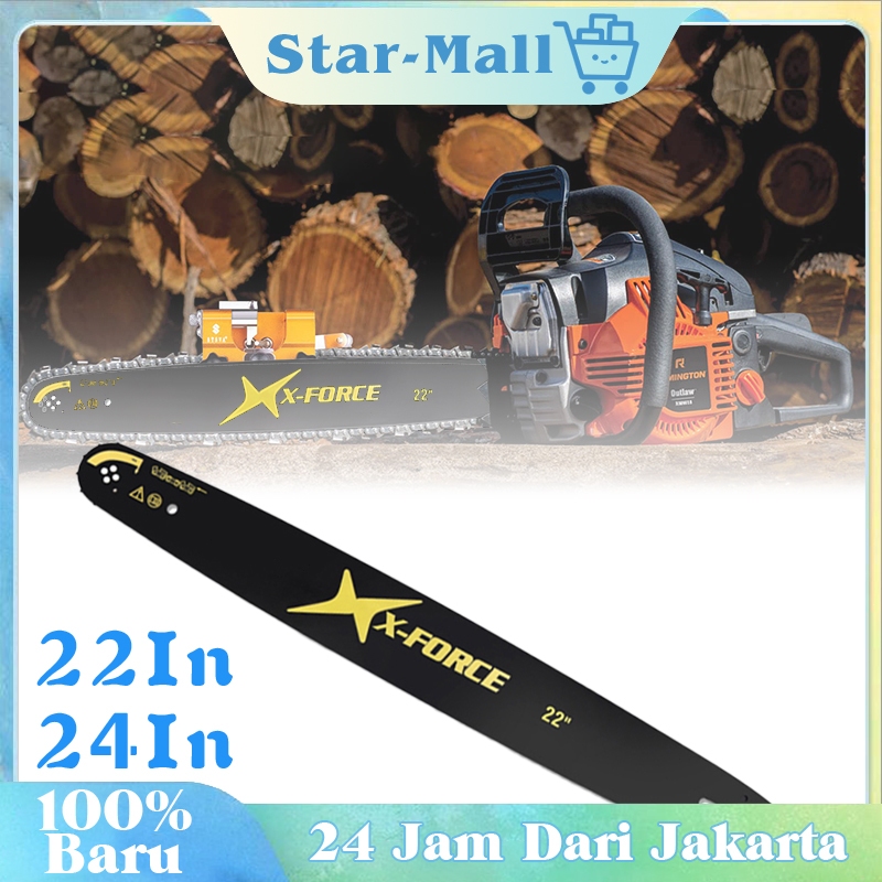 Guide Bar Chainsaw Gergaji Mesin Guide Bar Chainsaw 22/24 Inch