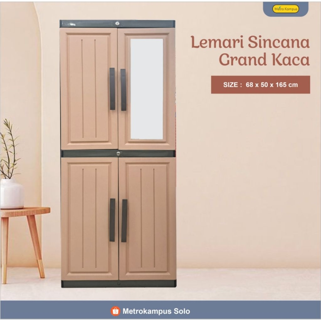 Lemari Sincana Grand Kaca/Lemari Kaca/Lemari Sincana