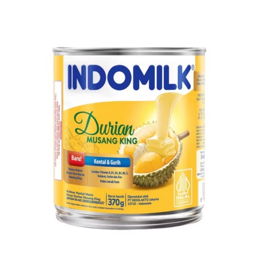 

indomilk durian 370g exp 2026