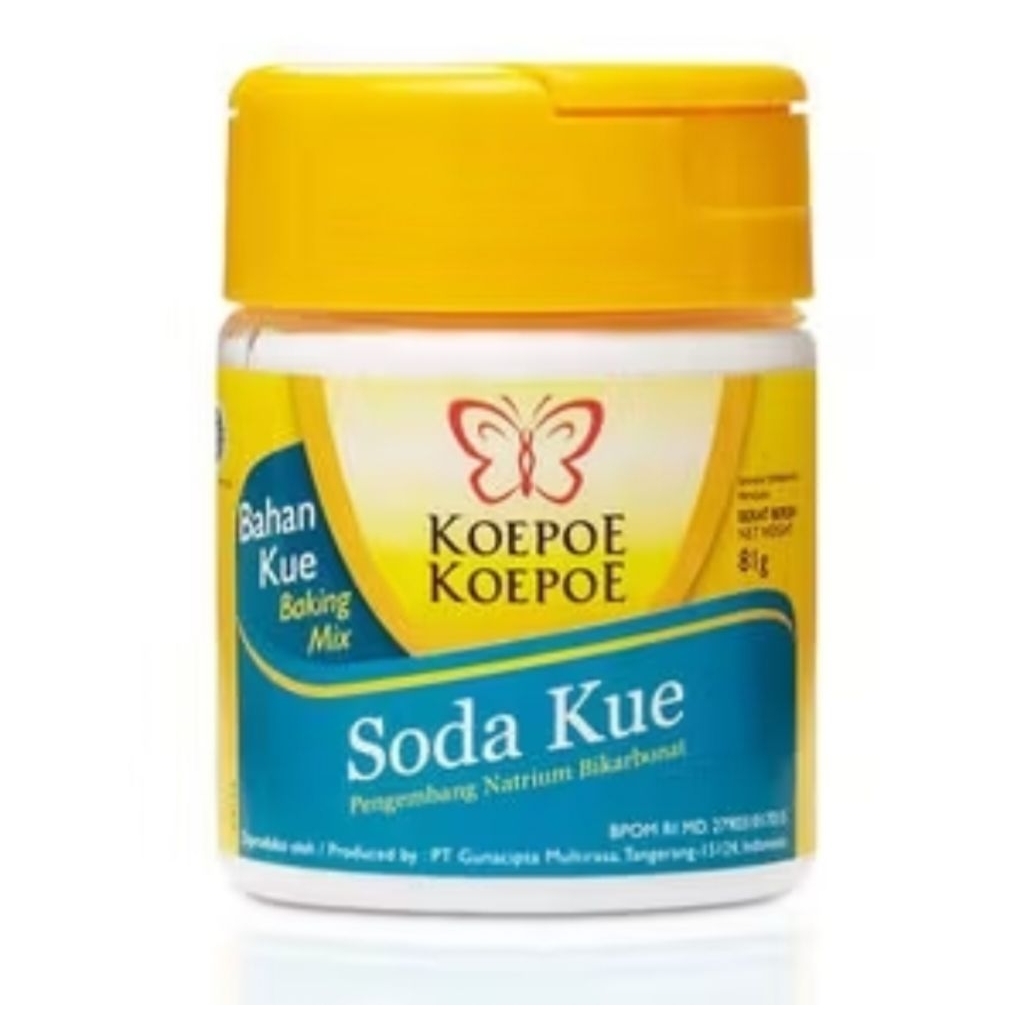 

Soda Kue Koepoe Koepoe 81 gram. Halal. Pengembang Natrium Bikarbonat cap Koepoe Koepoe