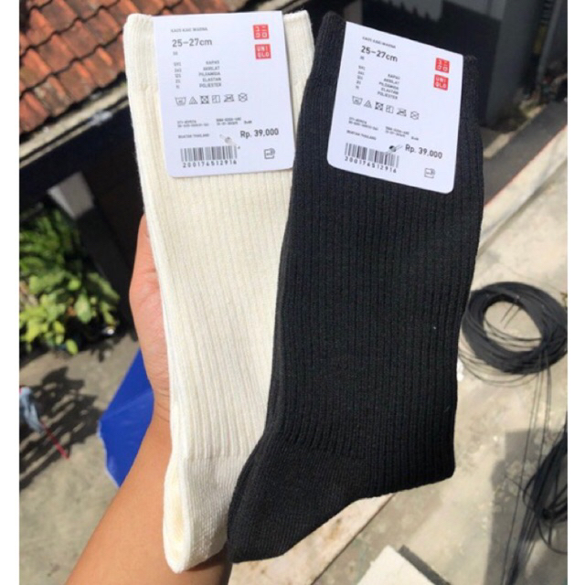 UNIQLO RIB SOCK | KAOSKAKI UNIQLO RIB | KAOSKAKI JAPAN