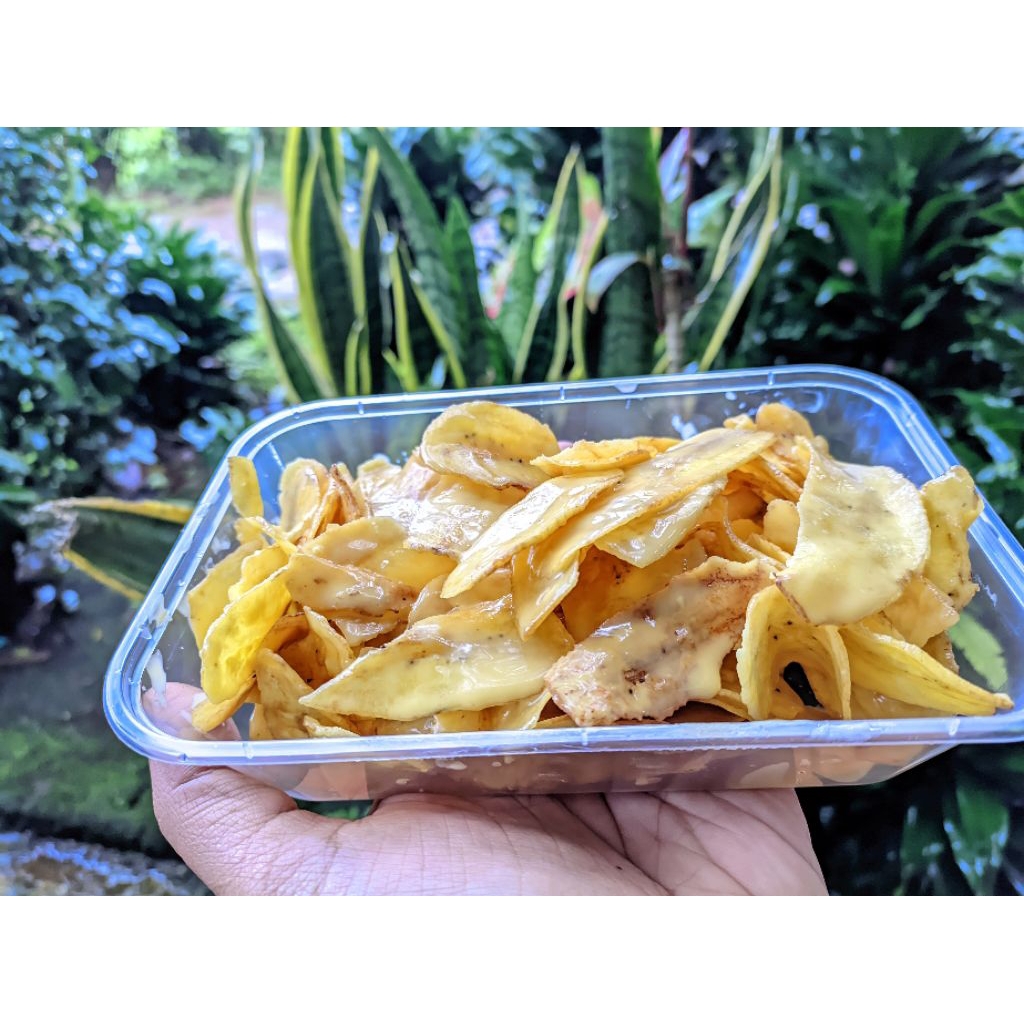 

[COD] Keripik pisang lumer varian rasa Vanilla lumer kemasan 500ml