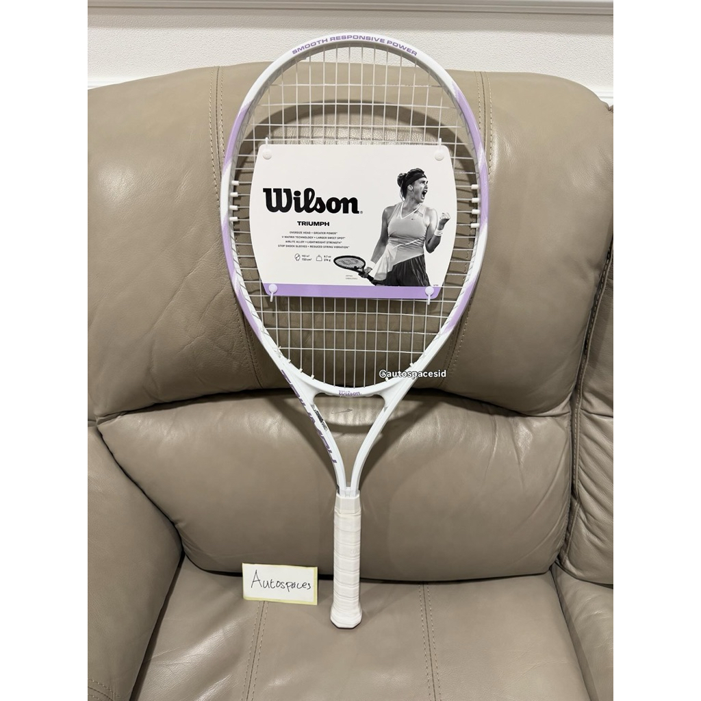 Wilson Triumph White Purple tennis racket Original