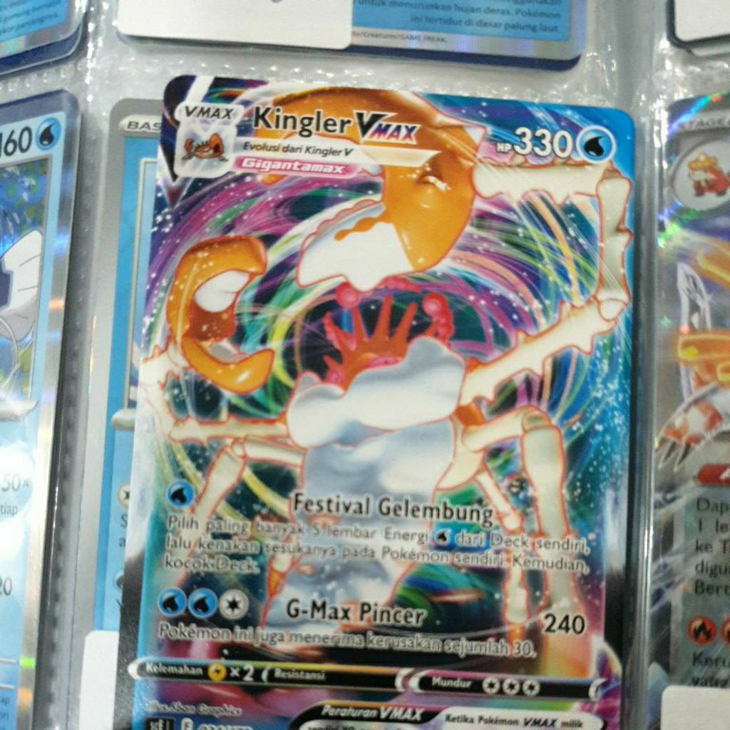 Pokemon Card Kingler VMAX non holo.