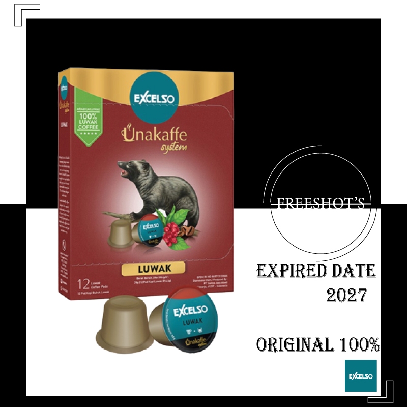 

Excelso Unakaffe Kopi Kapsul Luwak (1 Box 12 Capsule)