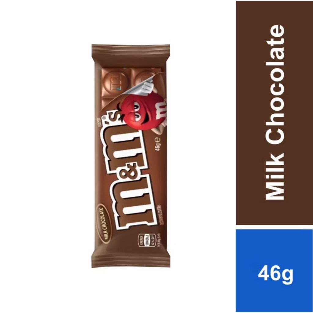

M&M MILK CHOCOLATE SMALL BLOCK 46G